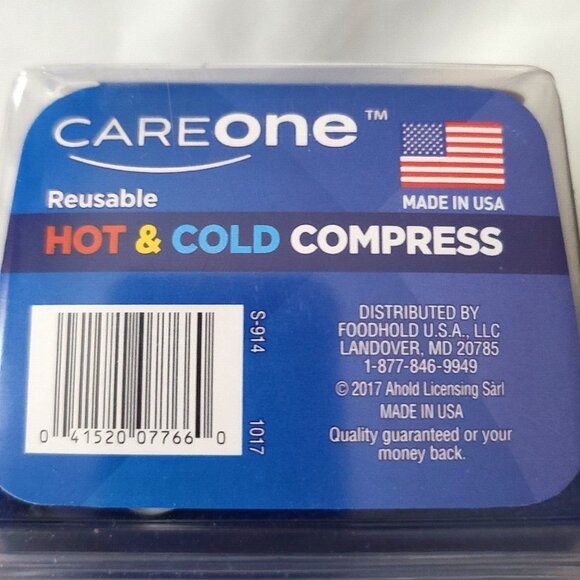Care One Reusable Hot/Cold Large Universal Compress Wrap 10"x15" Back Knee NEW - Picture 8 of 8